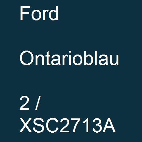 Ford, Ontarioblau, 2 / XSC2713A.